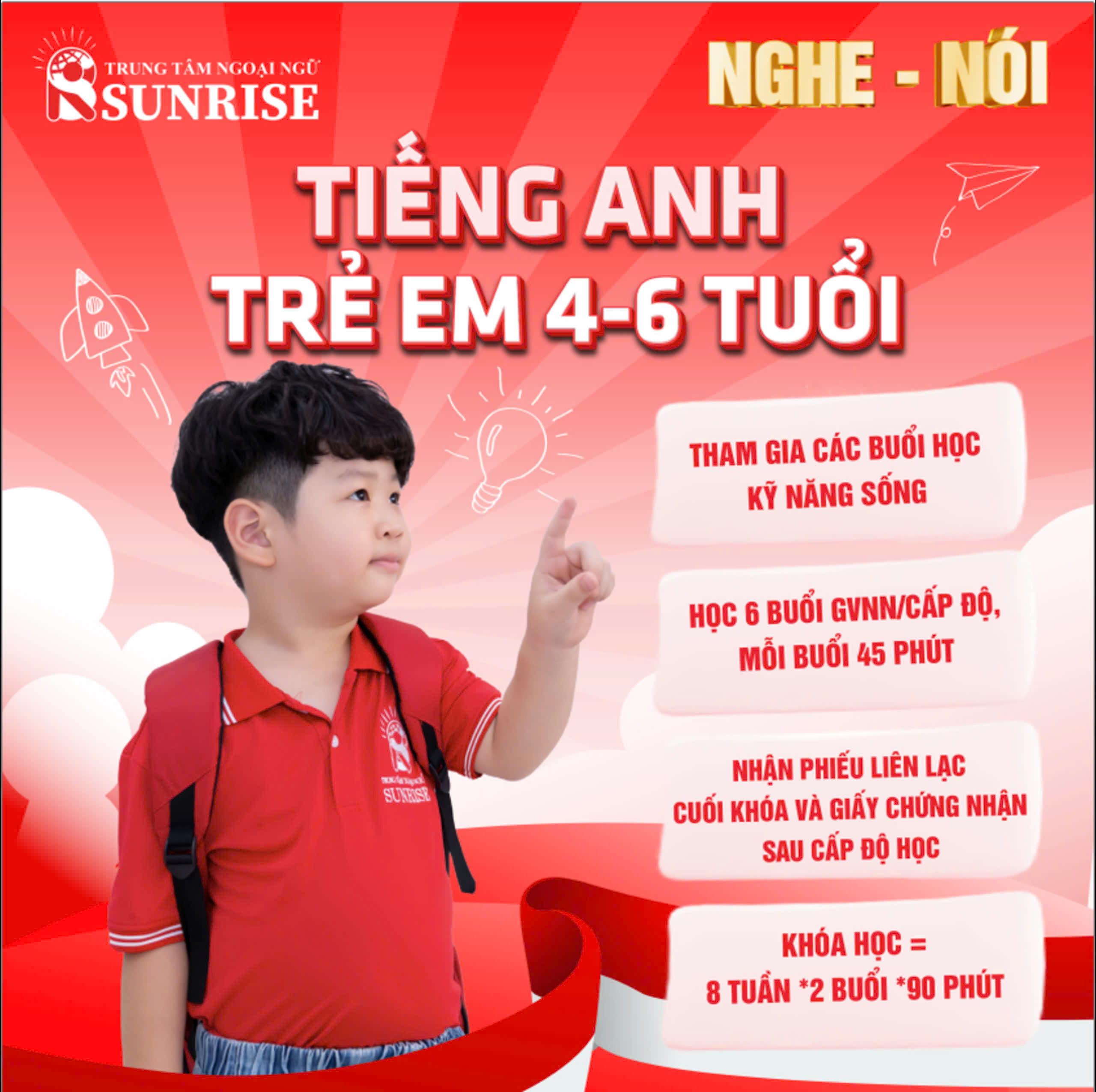 Dành cho trẻ từ 4 - 6 tuổi