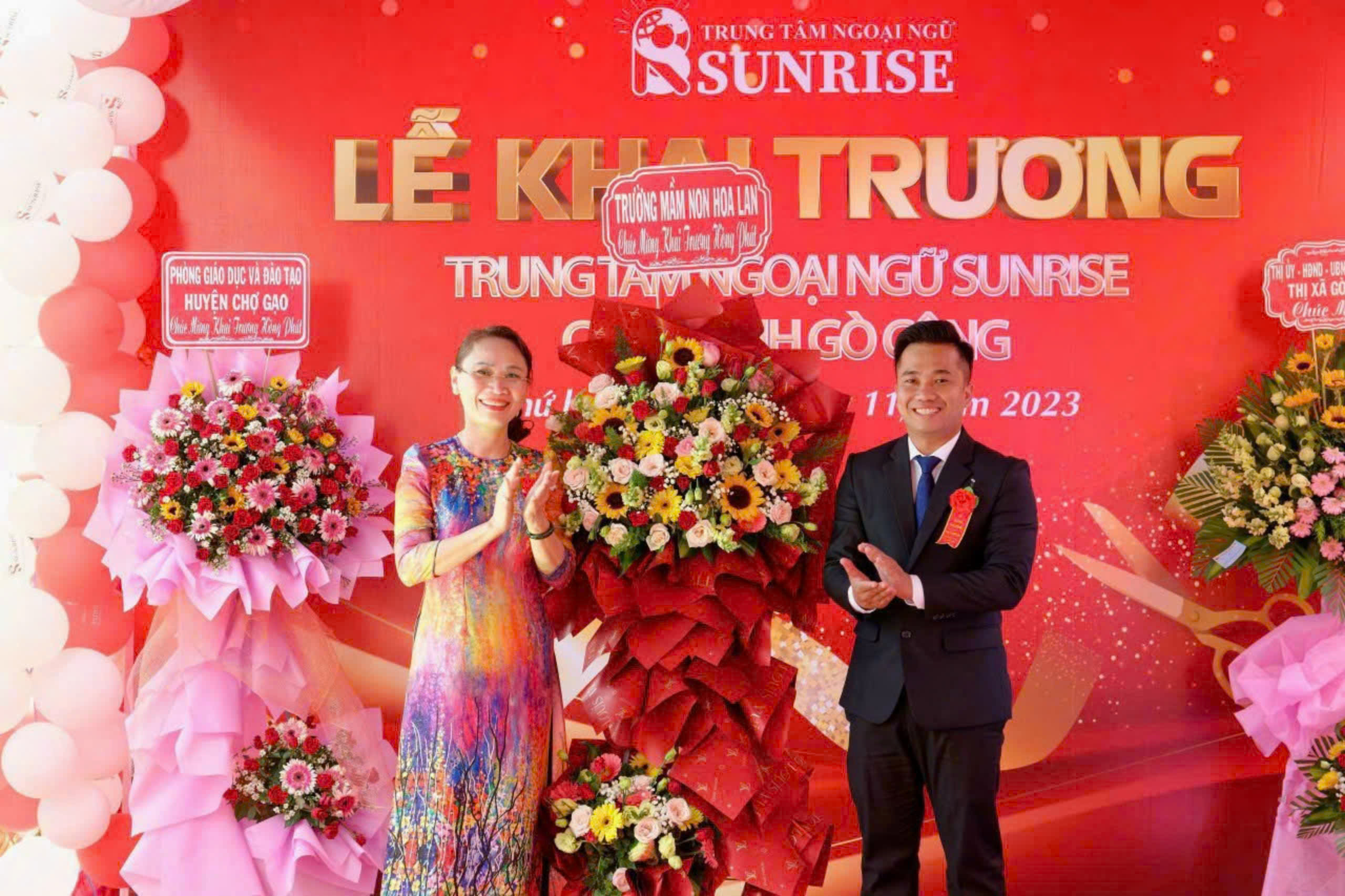 Khai trương Trung tâm Ngoại ngữ Sunrise chi nhánh Gò Công